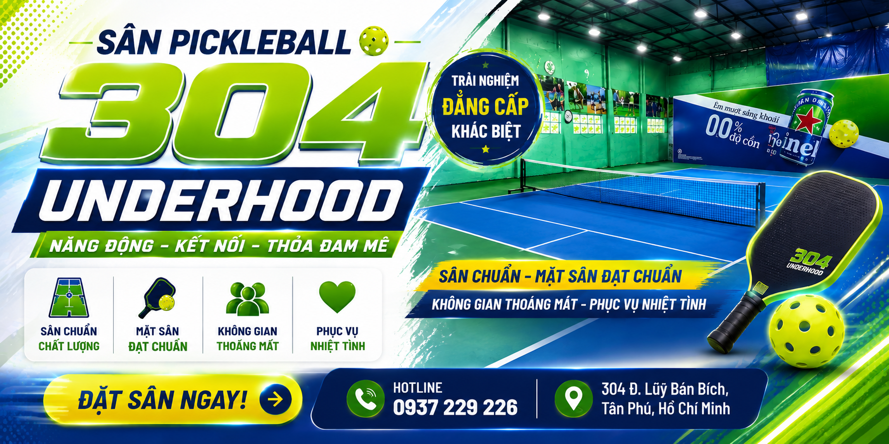 Sân Pickleball 304 Underhood