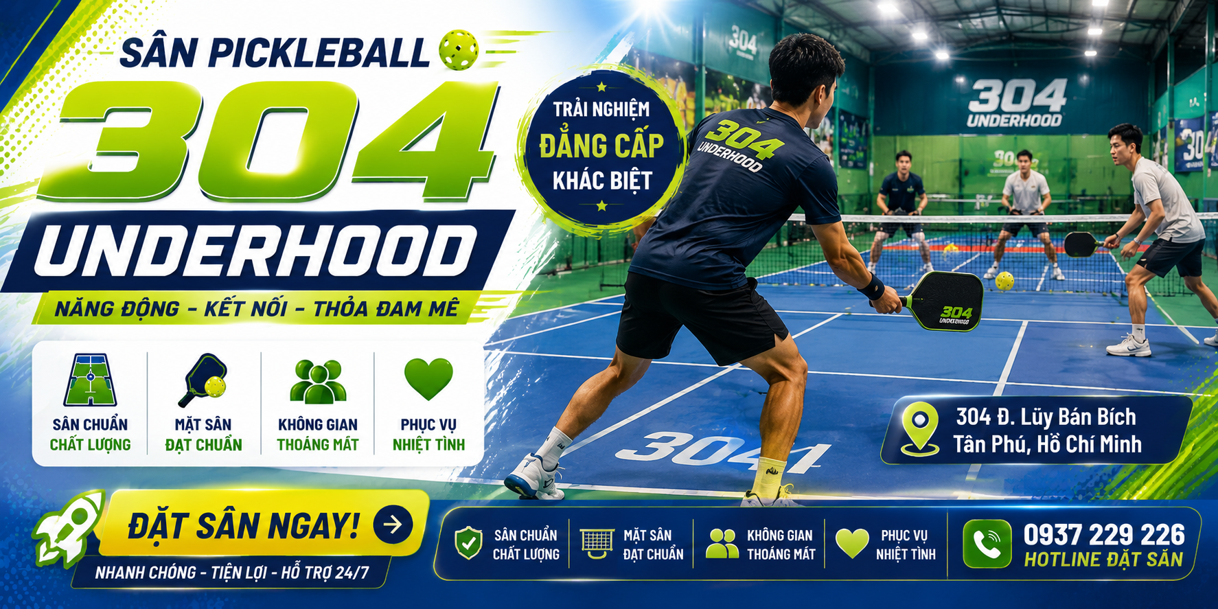 Sân Pickleball 304 Underhood